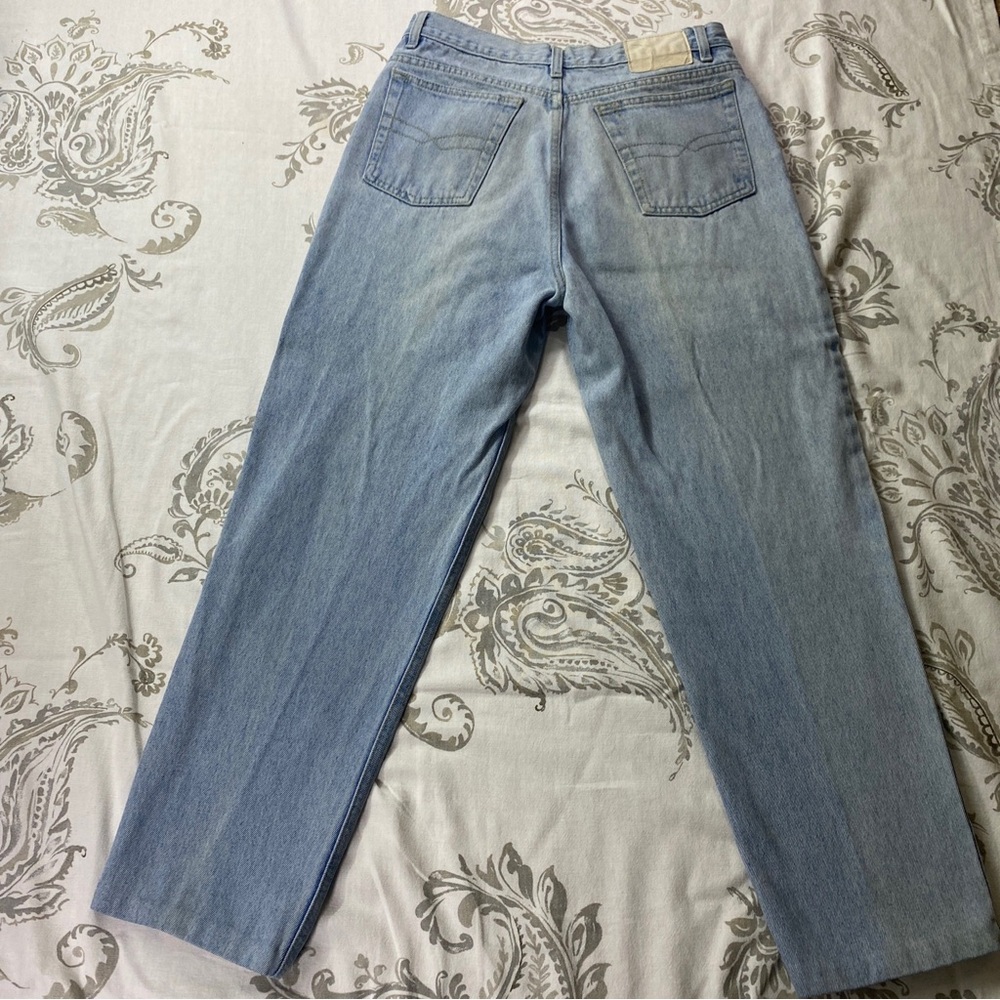 Bugle Boy Vintage Relaxed Fit
Tapered Jeans Tag Sz‎ 32X32 Actual
31X27 - Picture 10 of 14